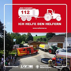 Symbol Red Farmer des LFV Bayern
