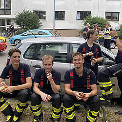 Am Einsatz zur Bombenentschärfung in der Kraepelinstraße