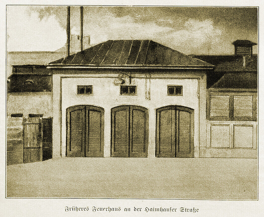 Das Feuerhaus der Freiwilligen Feuerwehr Schwabing, das noch von der eigenständigen Gemeinde gebaut wurde