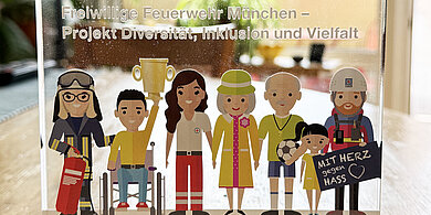 Tisch-Aufsteller zum Ehrenamtspreis