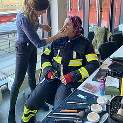 Hinter den Kulissen der Fotoaufnahmen