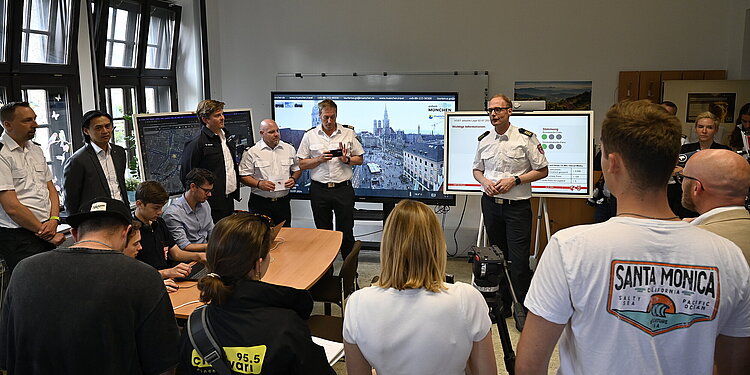 Pressekonferenz zum Pilotbetrieb des VOST zur UEFA EURO 2024