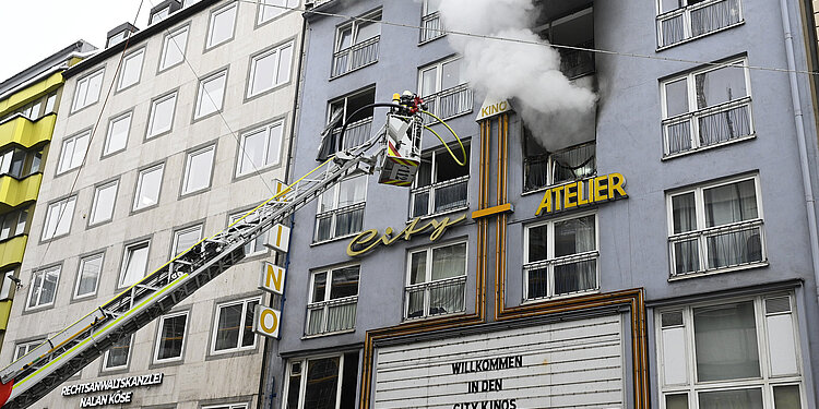 Brand in der Schwanthalerstraße