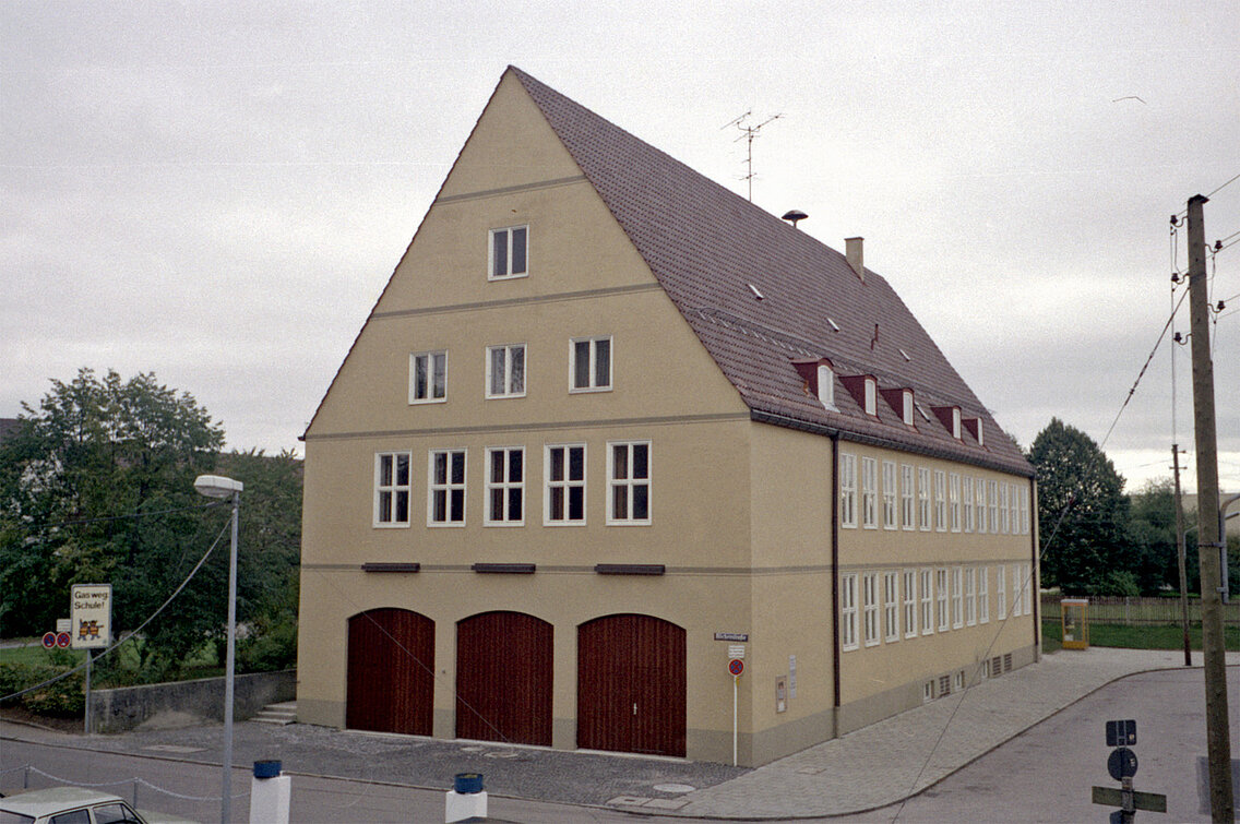 Das umgebaute und erweitertes Gerätehaus der Abteilung Allach